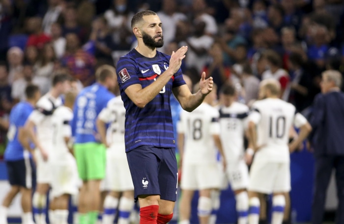 Karim Benzema of the France National Football Team