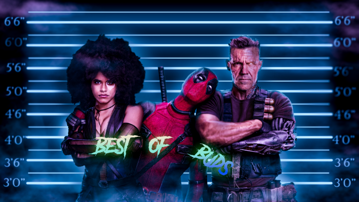 Deadpool, Cable, and Domino from Deadpool