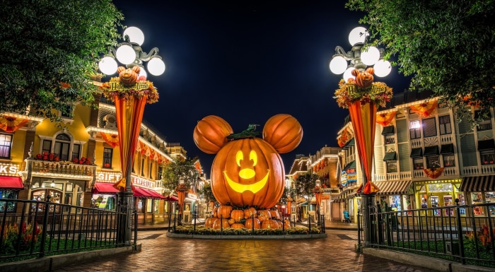 Mickey Mouse Pumpkin Halloween Time at Disneyland