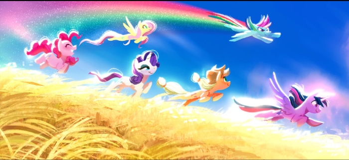 My Little Pony: A New Generation characters flying