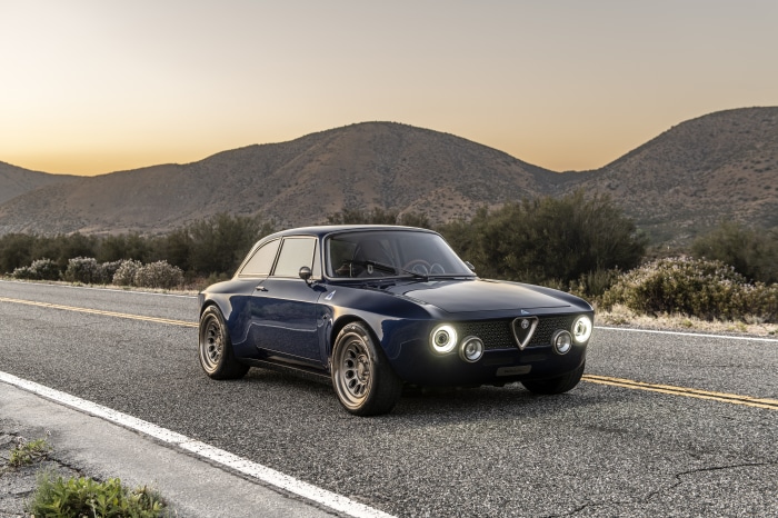 Totem Automobili GT Electric car on a road
