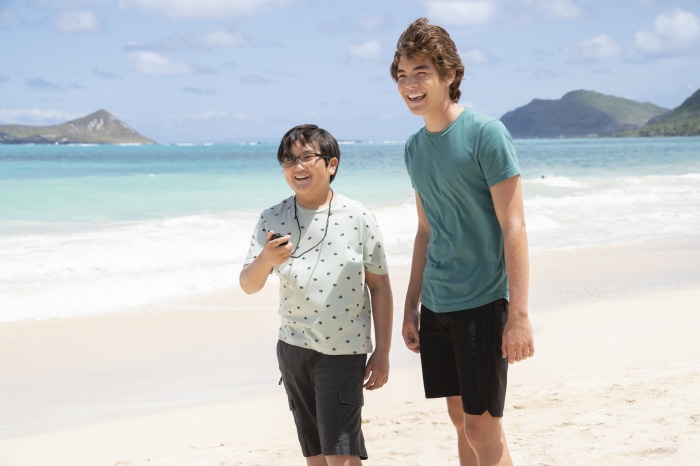 Two boys on a beach in Doogie Kamealoha, M.D.