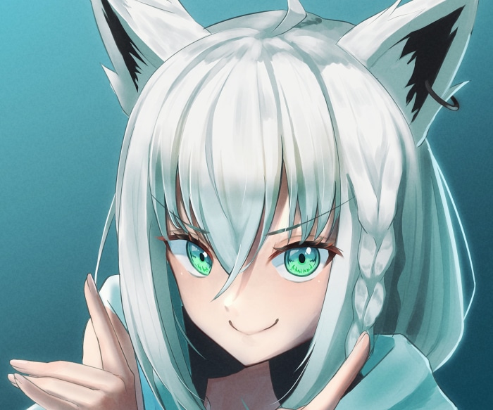 Shirakami Fubuki from Hololive