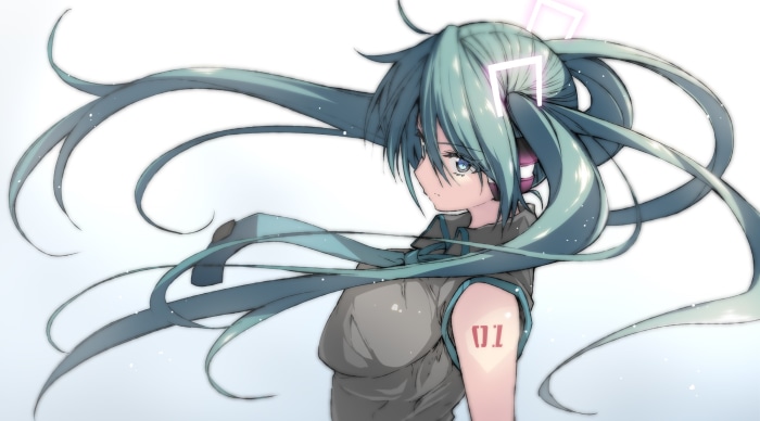 Hatsune Miku from Vocaloid