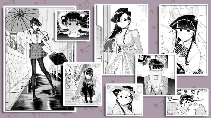 Komi-san wa Komyushou Desu manga panels