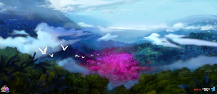 My Little Pony: A New Generation concept art landscape