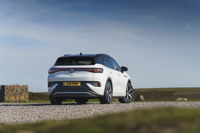 Volkswagen ID.4 GTX electric car rear view