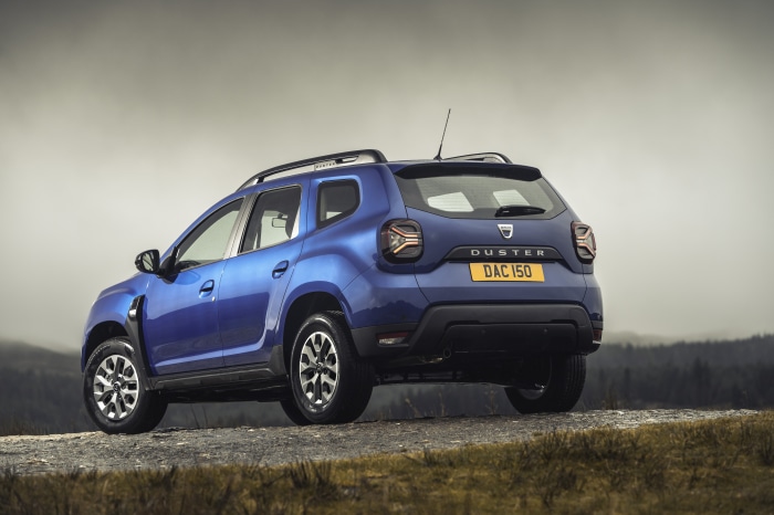 Blue Dacia Duster SUV 4K