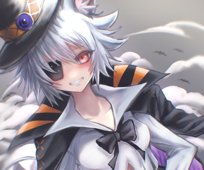 Click from Arknights in Halloween costume
