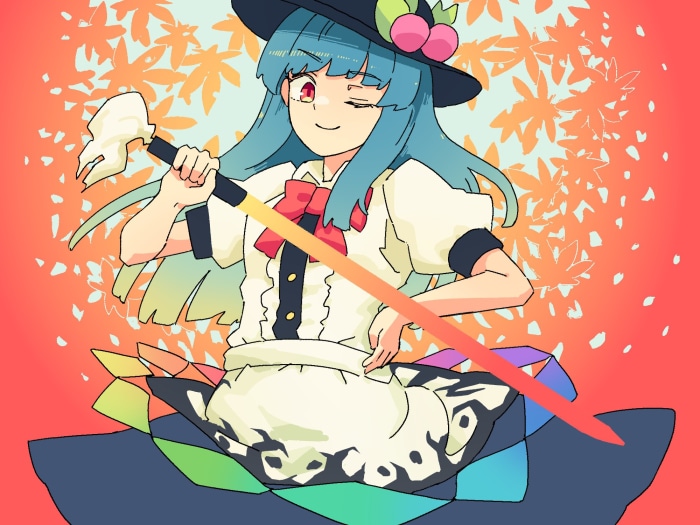 Tenshi Hinanawi from Touhou