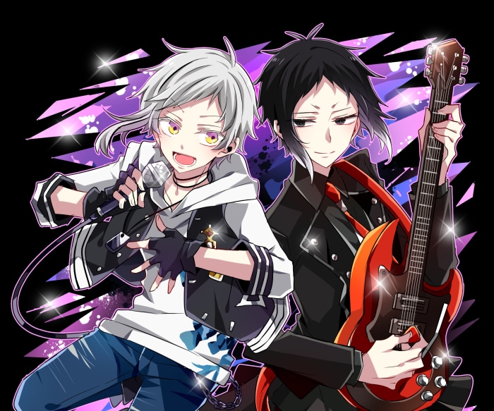 Ryūnosuke Akutagawa and Atsushi Nakajima from Bungou Stray Dogs