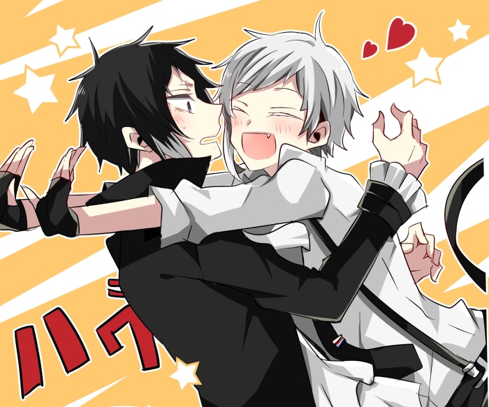 Ryunosuke Akutagawa and Atsushi Nakajima from Bungou Stray Dogs