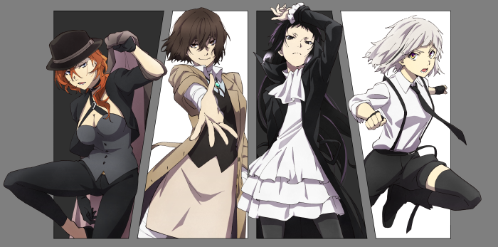 Bungo Stray Dogs Characters Group Pose