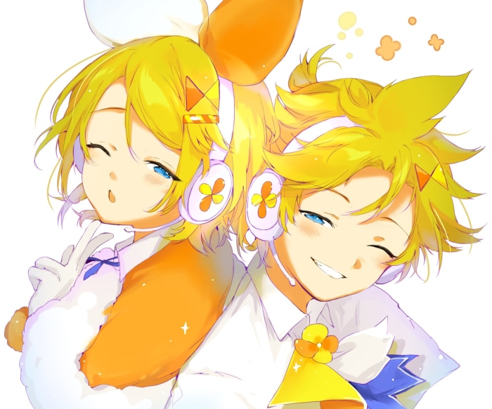 Rin and Len Kagamine from Vocaloid