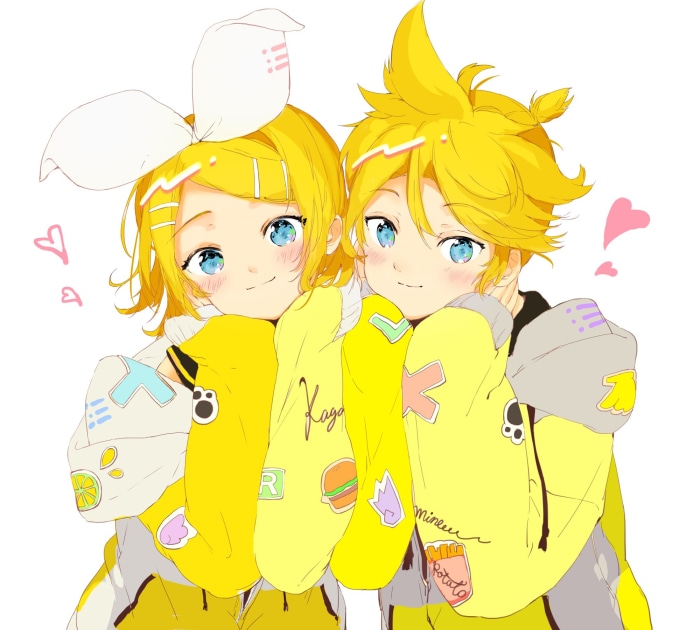 Rin and Len Kagamine from Vocaloid