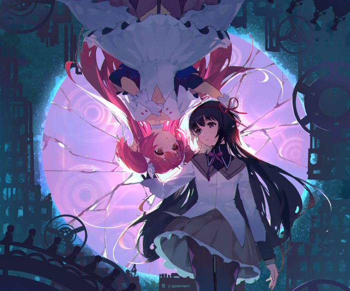 Madoka Kaname and Homura Akemi from Puella Magi
