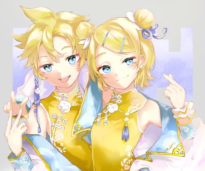 Rin and Len Kagamine from Vocaloid