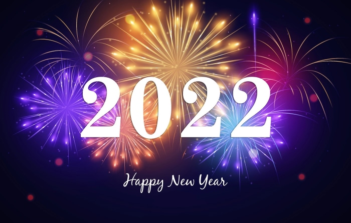 Happy New Year 2022 Fireworks