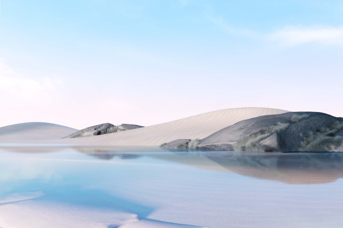 Lake and Sand Dunes 4K