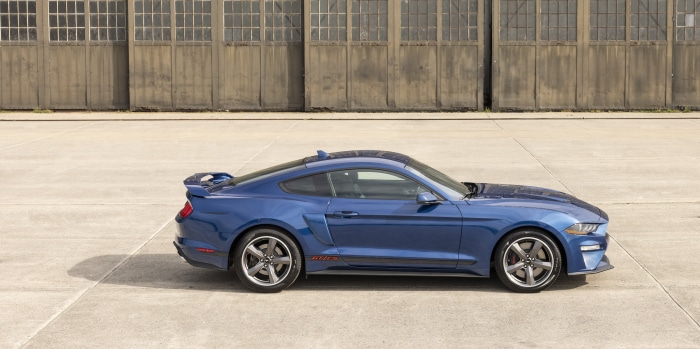 Blue Ford Mustang GT California Special