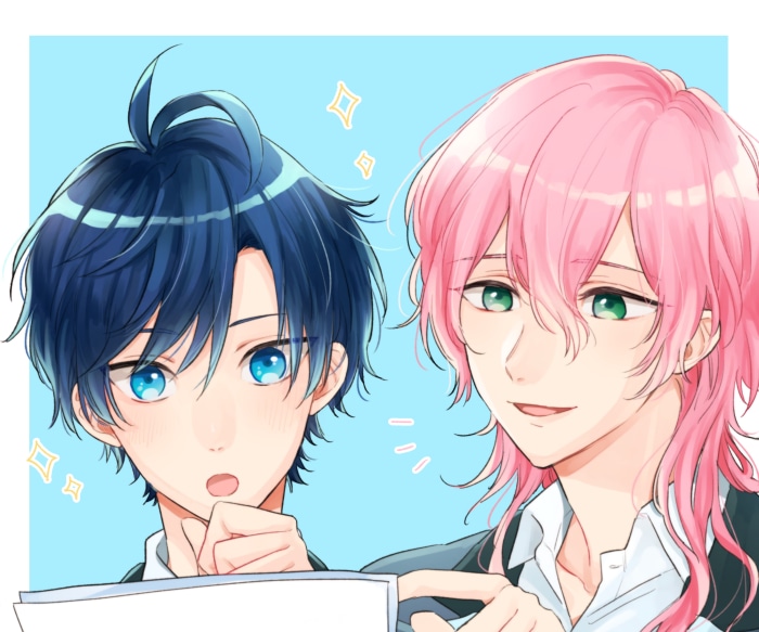 Yanagi Hanabusa and Yuma Mochizuki from DREAM!Ing HD