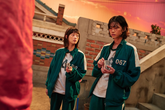 Kang Sae-byeok and Ji-Yeong from Squid Game