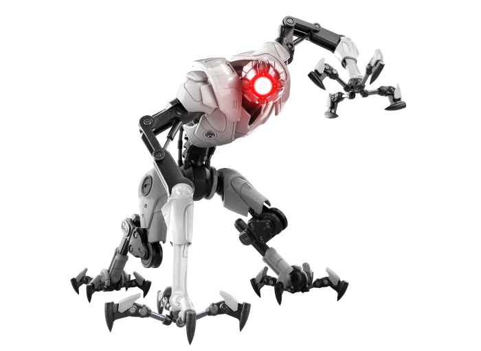 Robot with red eye from Metroid Dread 4K