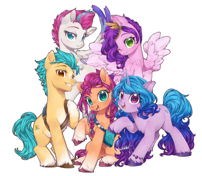 My Little Pony: A New Generation Characters Group Art