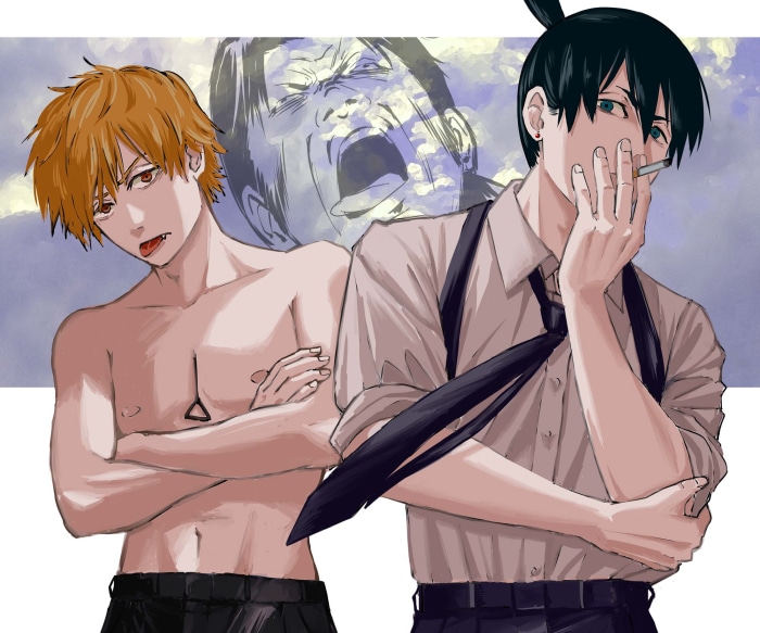 Denji and Aki Hayakawa from Chainsaw Man
