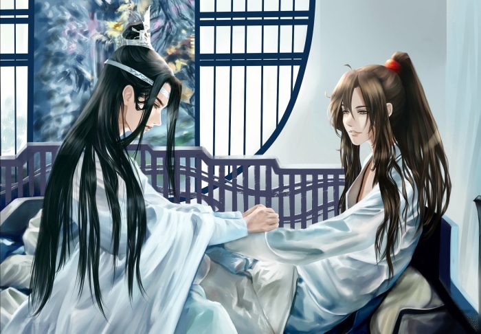 Lan Wangji and Wei Ying from Mo Dao Zu Shi