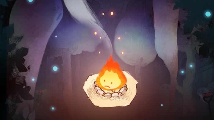 Cozy Grove campfire creature