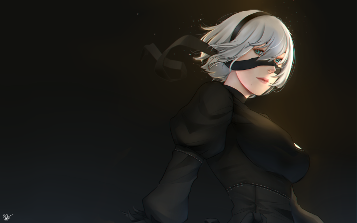 2B from NieR: Automata 4K
