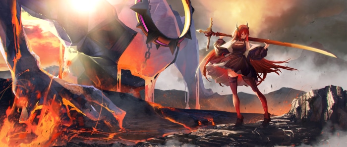 Surtr from Arknights 4K