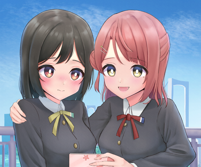 Ayumu Uehara and Shioriko Mifune from Love Live! Nijigasaki High School Idol Club