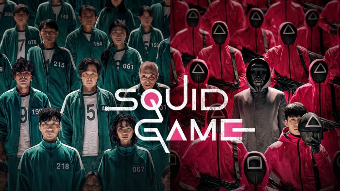 Squid Game characters and guards