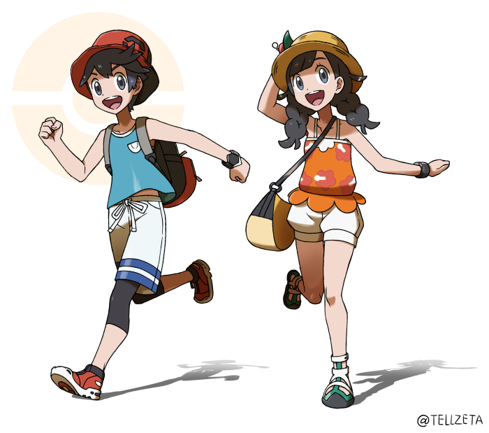 Pokémon Ultra Sun And Ultra Moon HD, Selene (Pokémon), Elio (Pokémon ...