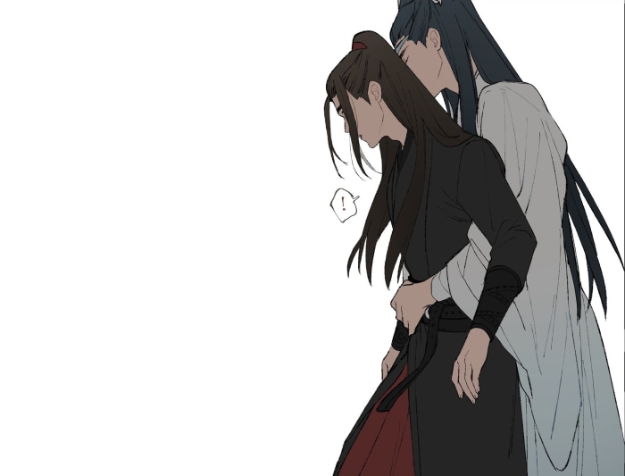 Lan Wangji and Wei Wuxian from The Untamed