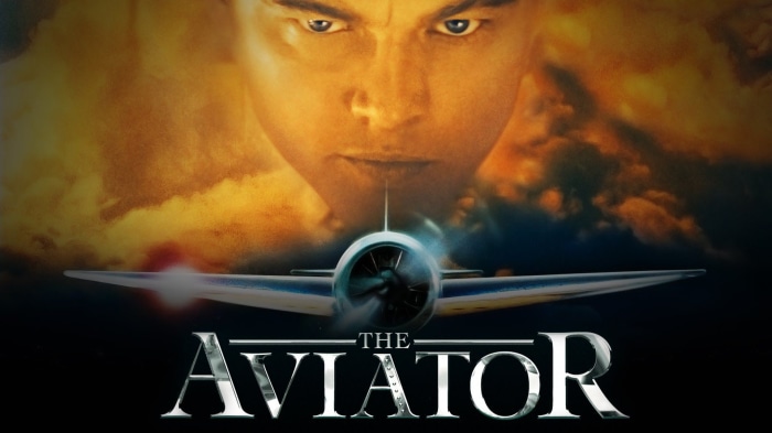 The Aviator movie poster with Leonardo DiCaprio