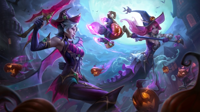 Bewitching Nami and Bewitching Fiora from League of Legends
