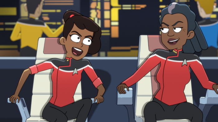 Beckett Mariner and Carol Freeman from Star Trek: Lower Decks