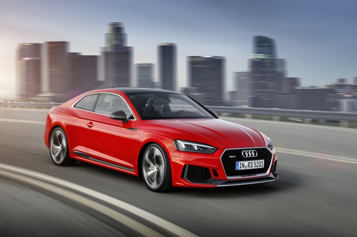 Red Audi RS5 Coupe 4K