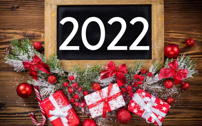 New Year 2022 Gifts and Decorations