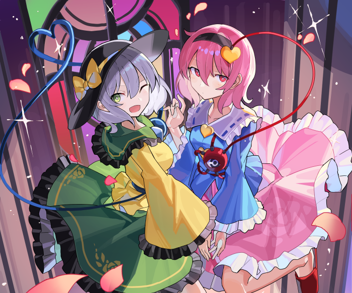 Satori and Koishi Komeiji from Touhou 4K