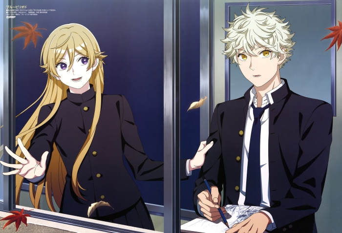 Blue Period Artwork Featuring Ryuuji Ayukawa and Yatora Yaguchi