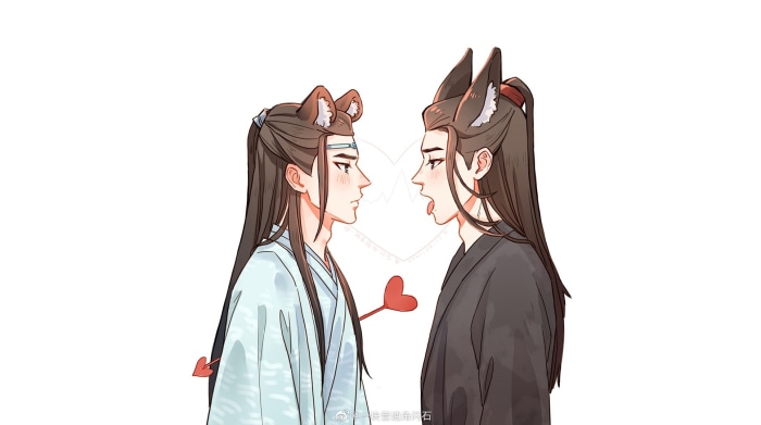 Lan Zhan and Wei Wuxian from Mo Dao Zu Shi