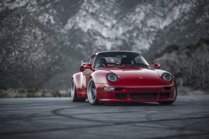 Red Porsche 993 Gunther Werks 400R Concept car