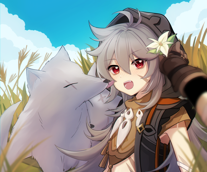 Razor and wolf from Genshin Impact