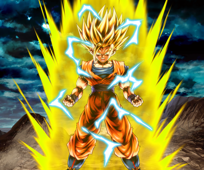Super Saiyan 2 Gohan from Dragon Ball Z