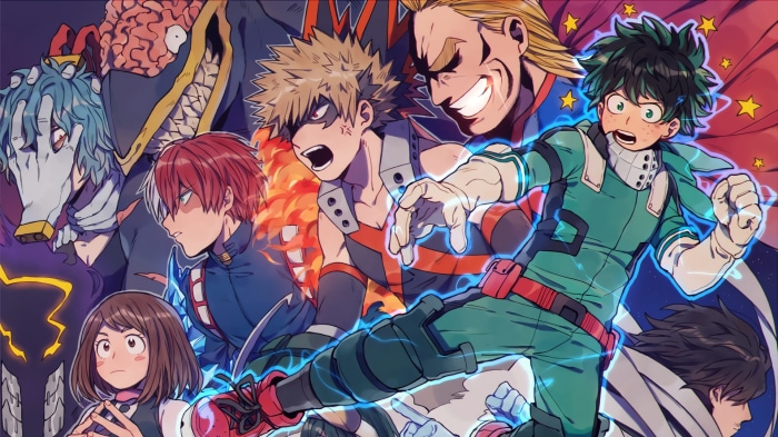 My Hero Academia Characters Group Scene