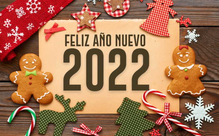 Feliz Año Nuevo 2022 New Year Card